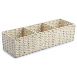 Boîte de rangement en rotin fait à la main