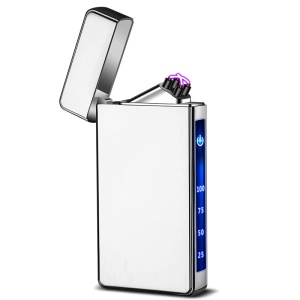Briquet électrique rechargeable USB  type C  écran tactile affichage numérique de la puissance