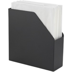 Porte mouchoirs vertical en acier inoxydable