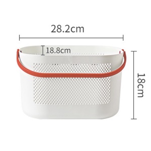 Panier de bain creux en plastique
