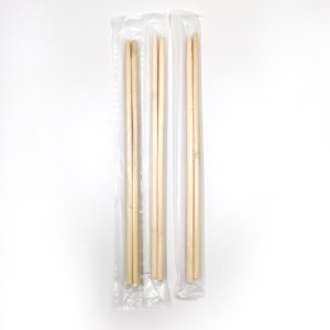 Baguettes jetables en bambou emballage individuel 23cm