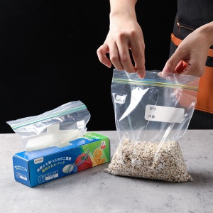 Sac de congélation scellé épais et jetable en LDPE transparent