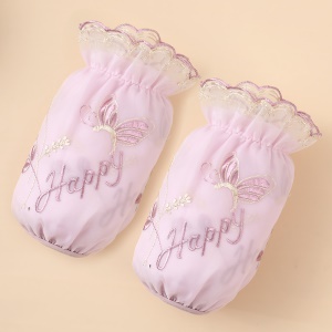 Manches bras en dentelle broderie