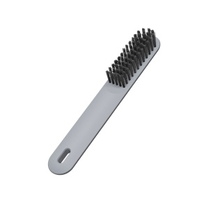 Brosse à chaussures à poils souples manche long en PP