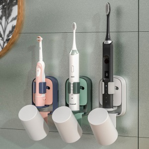 Porte-Brosse à dents électrique murale sans perforation à induction de gravité