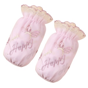 Manches bras en dentelle broderie
