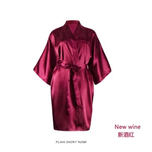 Robe de nuit sexy et courte  en soie