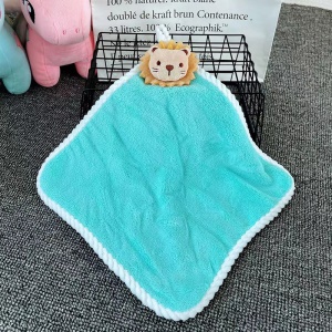 Serviette  en velours de corail 30* 30cm