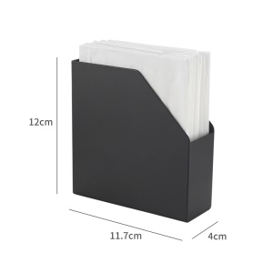 Porte mouchoirs vertical en acier inoxydable