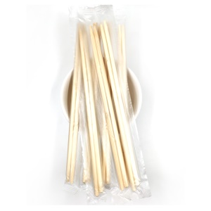 Baguettes jetables en bambou emballage individuel 23cm