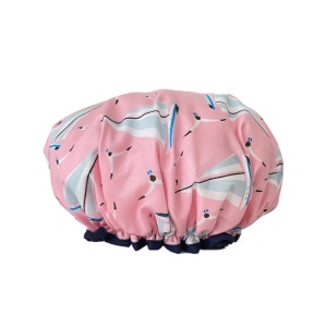 Bonnet de bain double couche imperméable imprimé