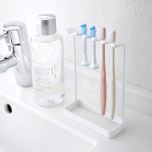 Porte-rasoir et brosse à dents support de rangement pour salle de bain sans perforation