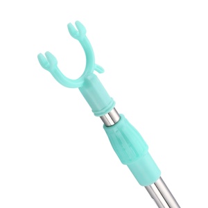 Fourche pour retirer le linge rétractable  en acier inoxydable