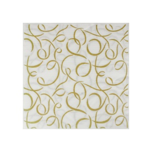 Serviettes jetables imprimées et colorées