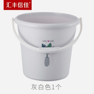 Seau à eau plastique mat épaissi et grand de 20L