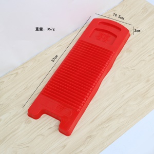 Planche à laver en plastique rouge 57 * 19,5 * 3cm