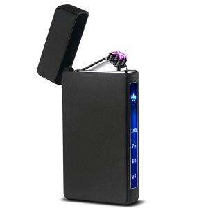 Briquet électrique rechargeable USB  type C  écran tactile affichage numérique de la puissance