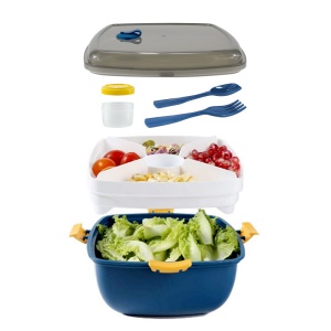 Boîte à repas en plastique double couche 1200ML