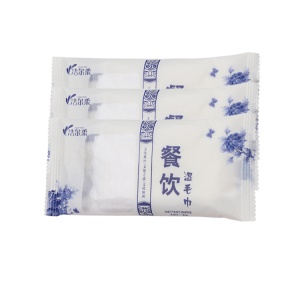 Serviette humide jetable en fibre pour le nettoyage et la désinfection