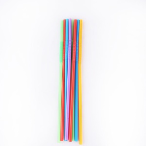 Pailles jetables en plastique pliées colorées 4000PCS