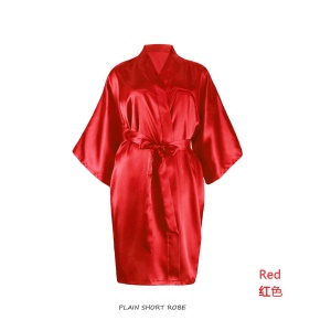 Robe de nuit sexy et courte  en soie