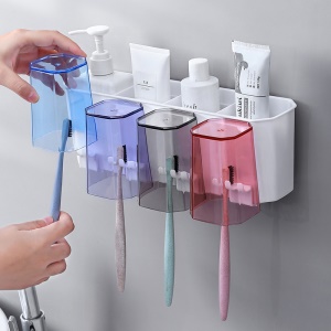 Porte-brosse à dents sans perforation