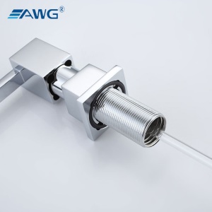 AWG F022CP Distributeur de savon en acier inoxydable manuel