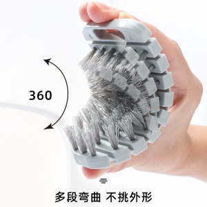 Brosse à fruits et légumes en plastique souple
