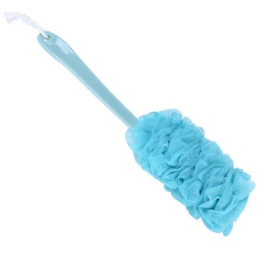Brosse de bain longue poignée PE de haute qualité