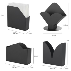 Porte mouchoirs vertical en acier inoxydable