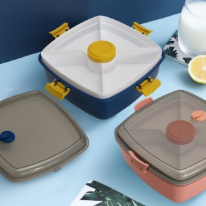Boîte à repas en plastique double couche 1200ML