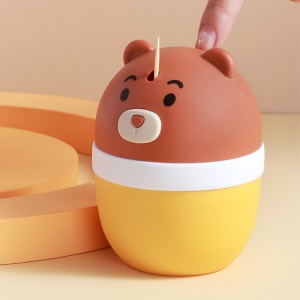 Boîte à cure-dent de dessin animé appuyez l'éjection automatique