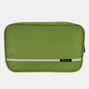 Trousse de toilette pliable Denor en nylon grande capacité 24*10*15cm