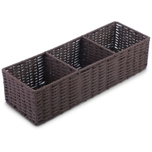 Boîte de rangement en rotin fait à la main