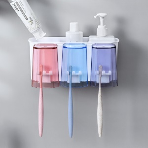 Porte-brosse à dents sans perforation