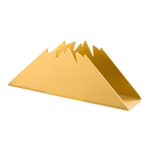 Porte mouchoir en acier inoxydable vertical triangle