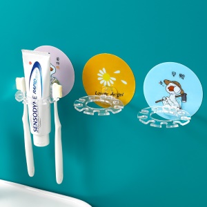Support mural pour brosse à dents sans perforation