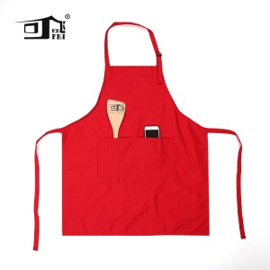 Tablier antisalissure avec poche polyester coton col suspendu