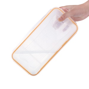 FaSoLa boîte en plastique de conservation transparent 1.6L