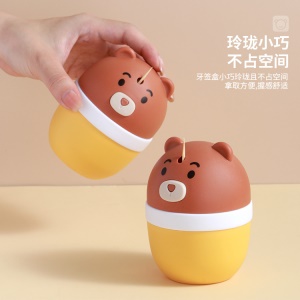 Boîte à cure-dent de dessin animé appuyez l'éjection automatique