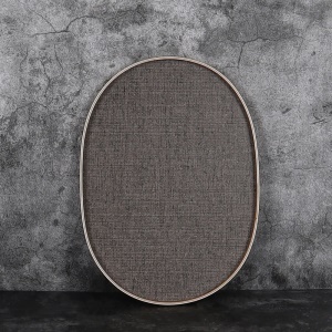 Plateau en bois elliptique 35 * 25 * 1,6 cm