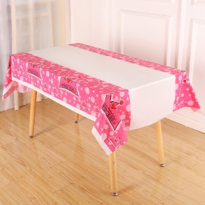 Nappes jetables en polyéthylène Rectangle Party