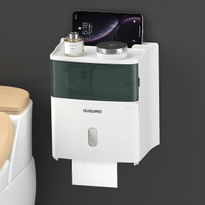 Boîte à papier de toilette sans perforation et étanche