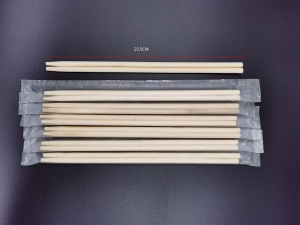 Baguettes jetables en bambou emballage individuel 23cm