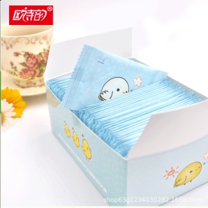Lingettes nettoyantes sans parfum jetables 50 pièces/boîte emballée séparément