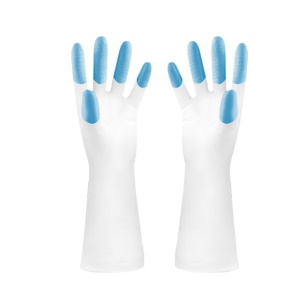 Gants de nettoyage en plastique imperméables