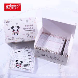 Lingettes nettoyantes sans parfum jetables 50 pièces/boîte emballée séparément