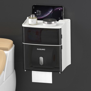 Boîte à papier de toilette sans perforation et étanche