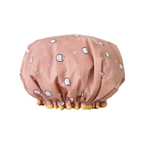 Bonnet de bain double couche imperméable imprimé