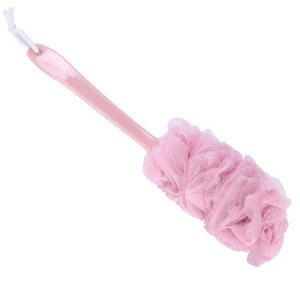 Brosse de bain longue poignée PE de haute qualité